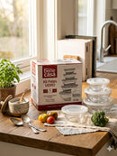 Kit Potes De Vidro Com 5 peças